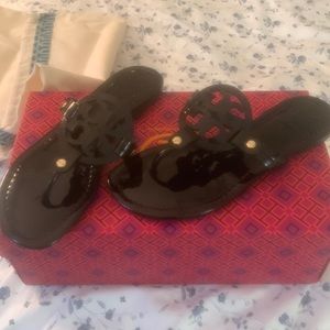 Tory Burch Patent Calf Miller Sandal